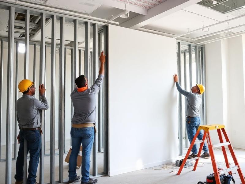 Obra de Drywall executada pela EVMAC