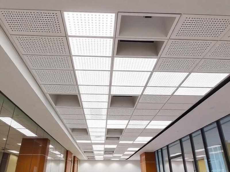 Obra de Forro Modular executada pela EVMAC